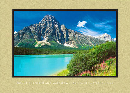 Mount Chephren and Waterfowl Lake, Banff National Park