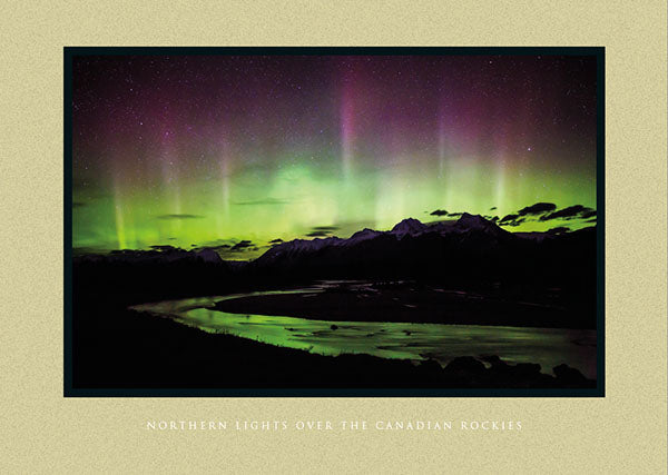 Northern Lights Over the Canadian Rockies